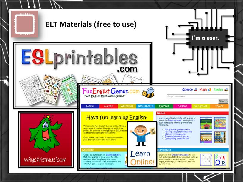 ELT Materials (free to use) I’m a user