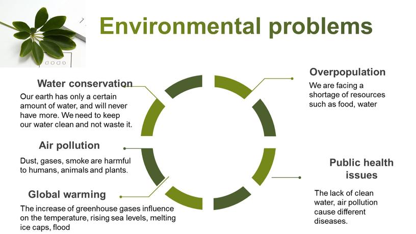 Environmental problems Overpopulation