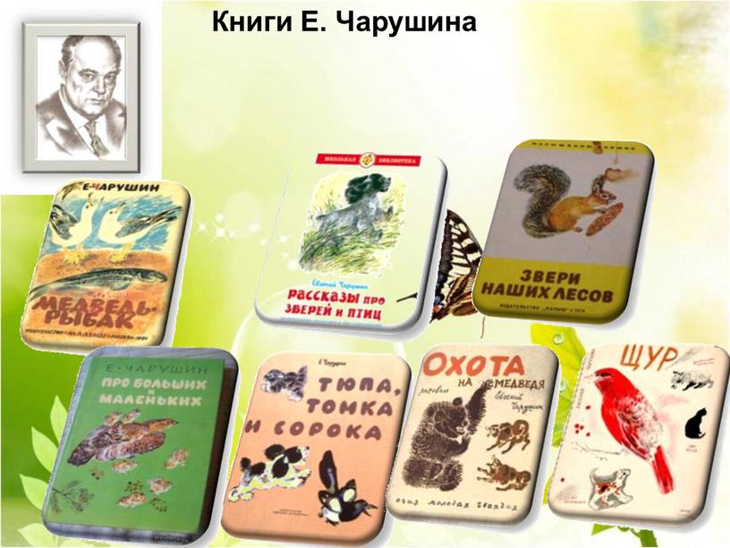 Книги Е. Чарушина