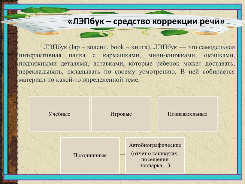 ЛЭПбук (lap – колени, book – книга)