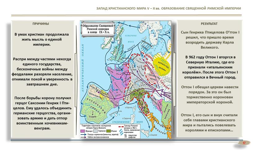 ЗАПАД ХРИСТИАНСКОГО МИРА V – X вв