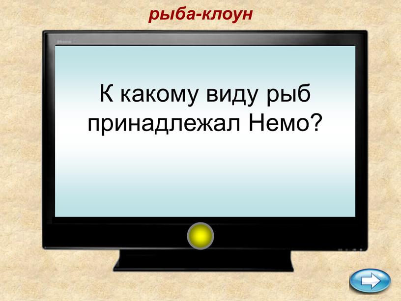 К какому виду рыб принадлежал Немо?