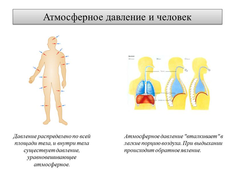 Атмосферное давление и человек