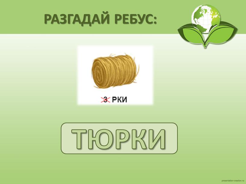 РАЗГАДАЙ РЕБУС: ТЮРКИ