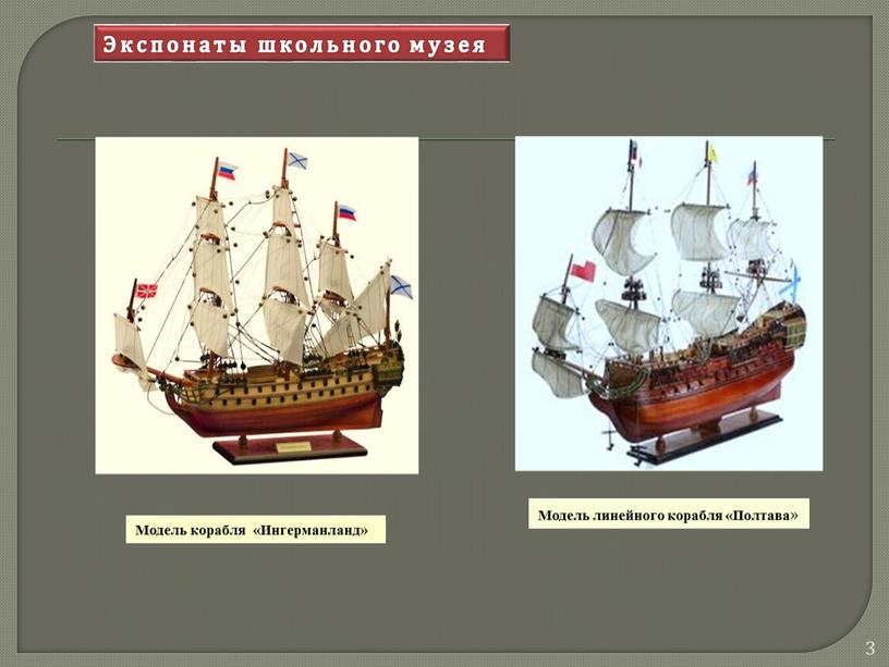 Модель линейного корабля «Полтава »