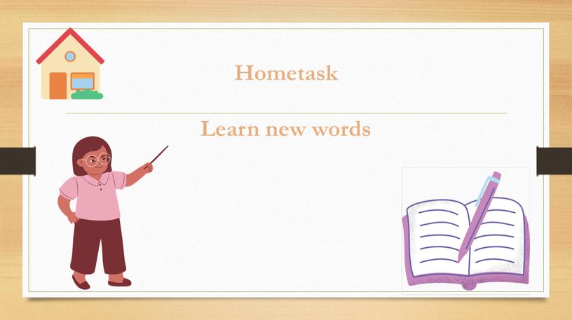 Hometask Learn new words