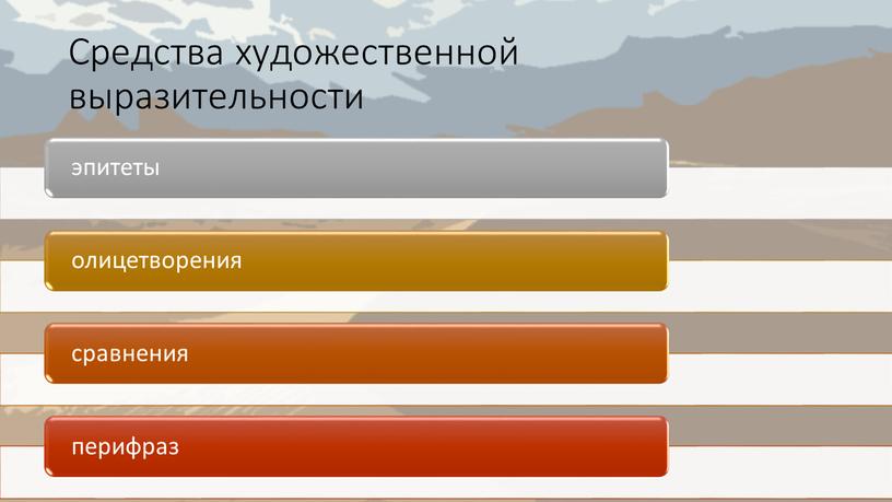 Средства художественной выразительности