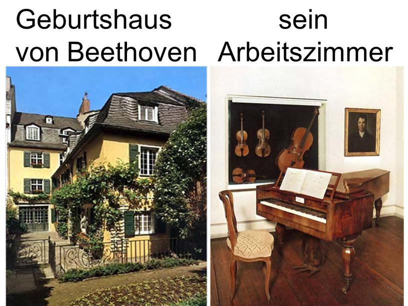 Geburtshaus von Beethoven sein