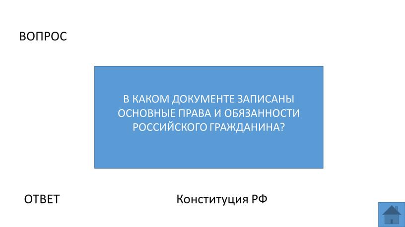 ВОПРОС В КАКОМ ДОКУМЕНТЕ ЗАПИСАНЫ