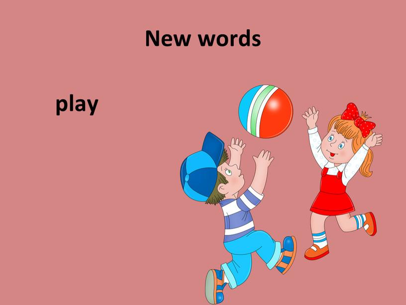 New words play