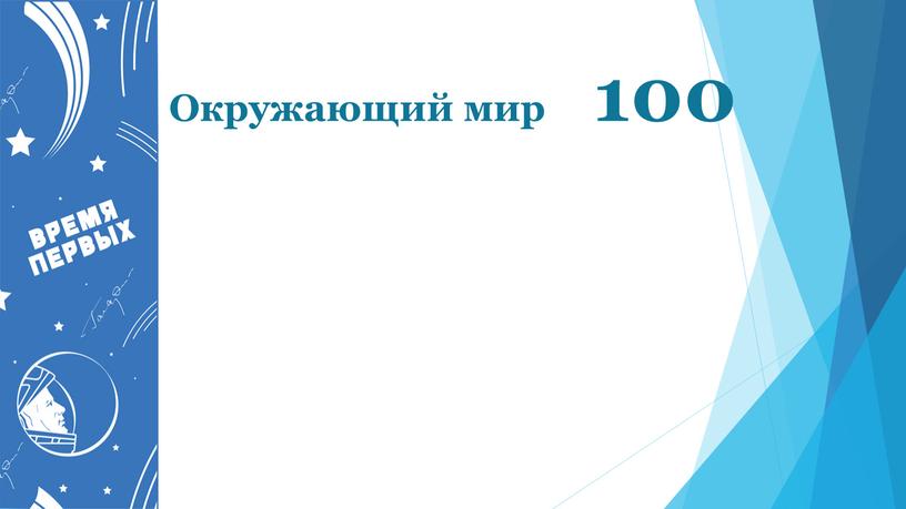 Окружающий мир 100