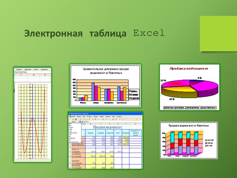 Электронная таблица Excel