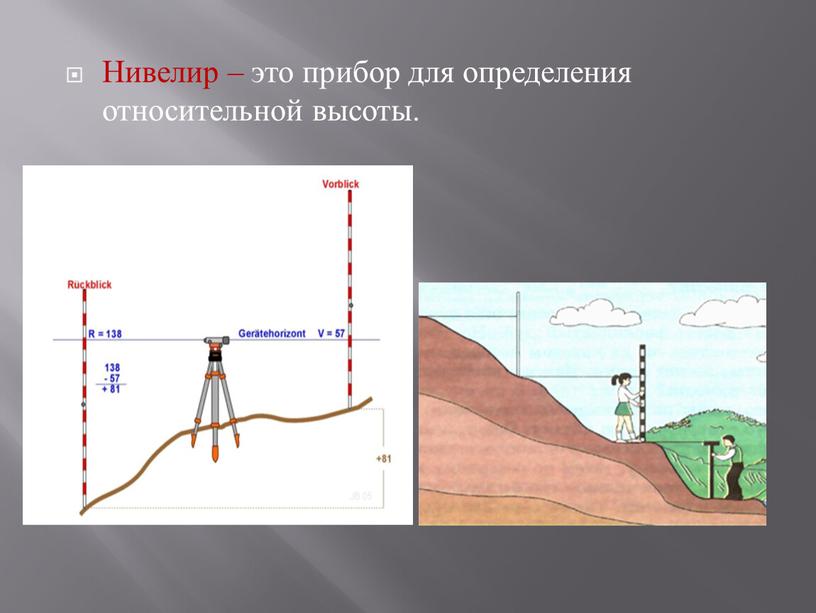 Нивелир – это прибор для определения относительной высоты