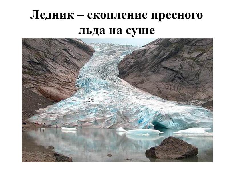 Ледник – скопление пресного льда на суше