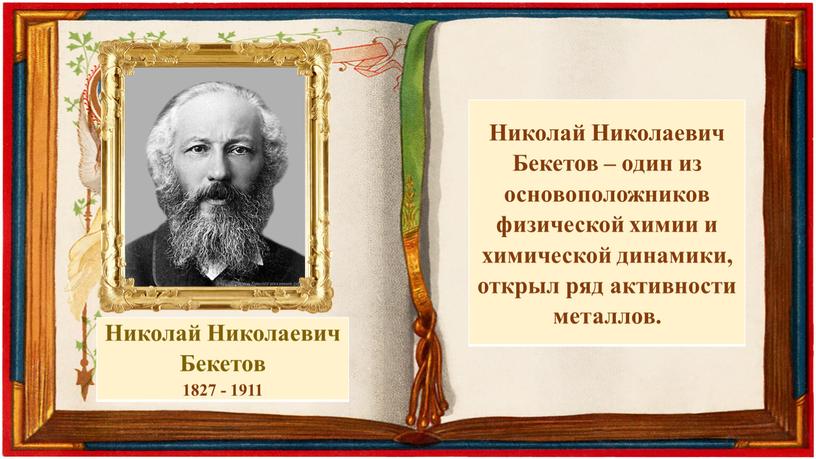Николай Николаевич Бекетов 1827 - 1911