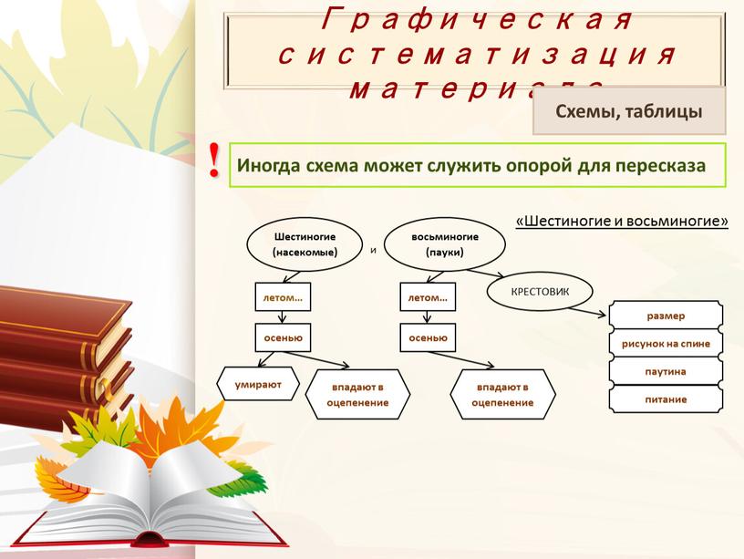 Графическая систематизация материала