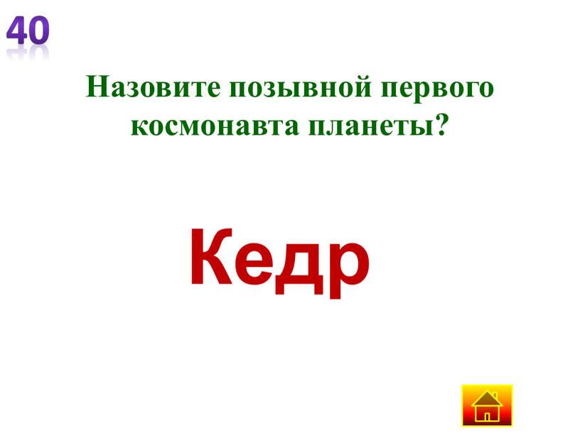 Назовите позывной первого космонавта планеты?