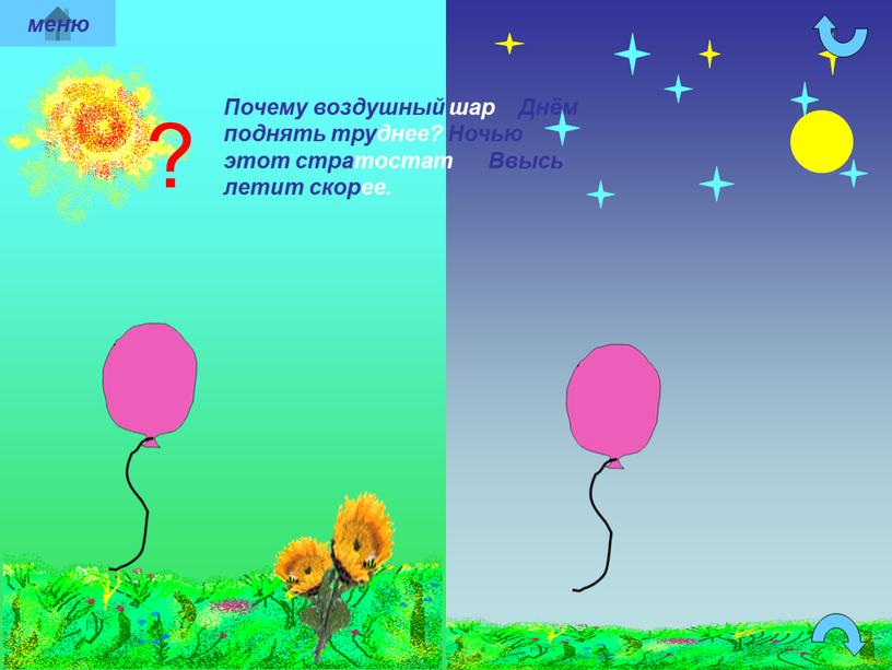 Почему воздушный шар Днём поднять труднее?