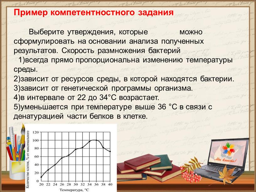 Пример компетентностного задания