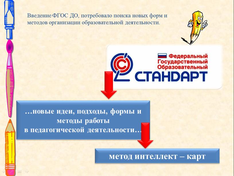 Введение ФГОС ДО, потребовало поиска новых форм и методов организации образовательной деятельности