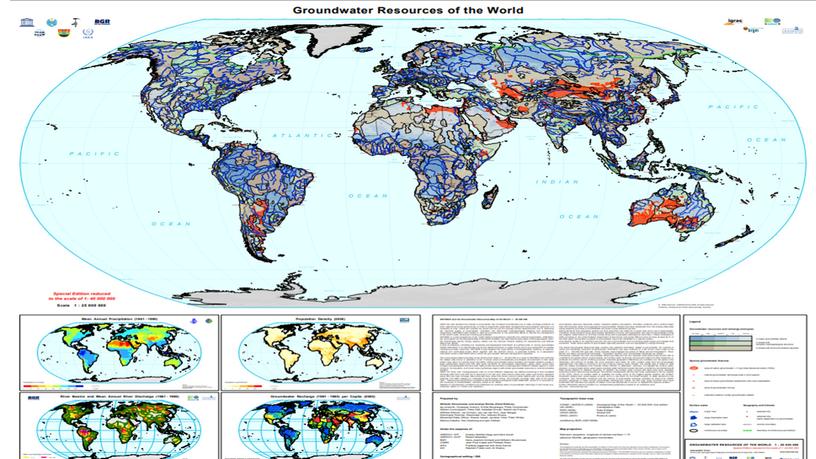Географическое распределение подземных вод