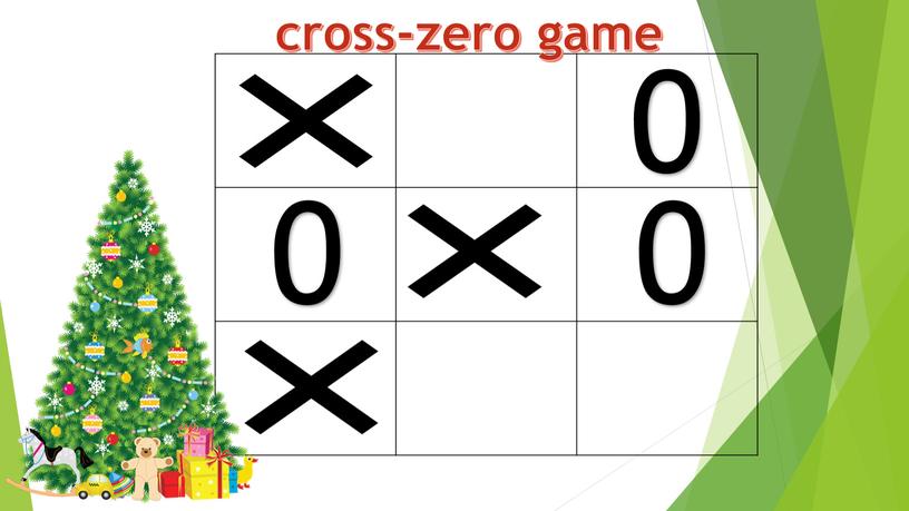 0 0 0 cross-zero game