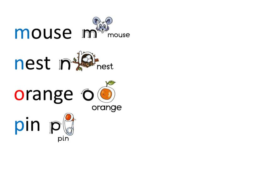 mouse nest orange pin