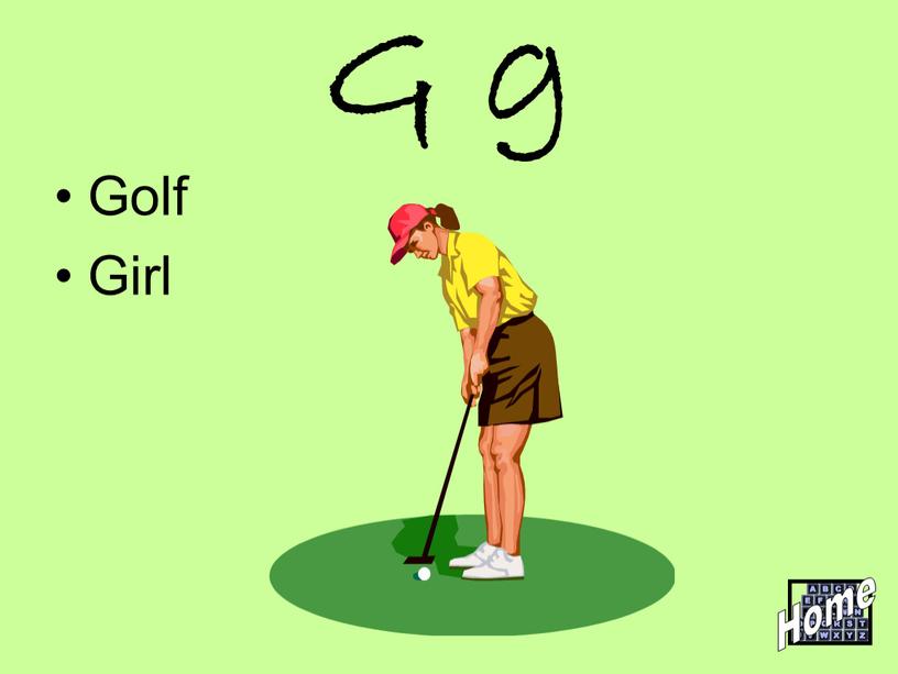 G g Golf Girl