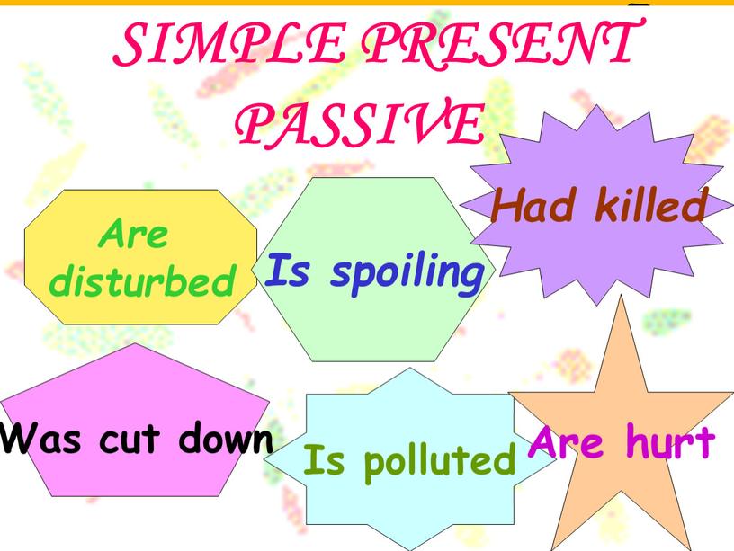 SIMPLE PRESENT PASSIVE