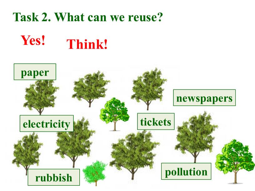 Task 2. What can we reuse? Yes!