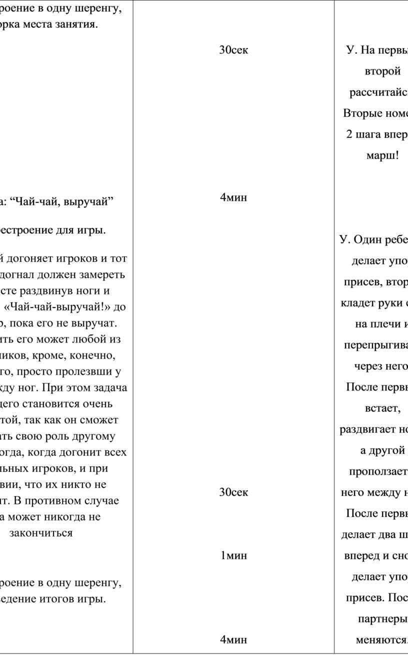 Построение в одну шеренгу, уборка места занятия