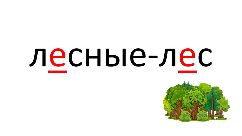 лесные-лес