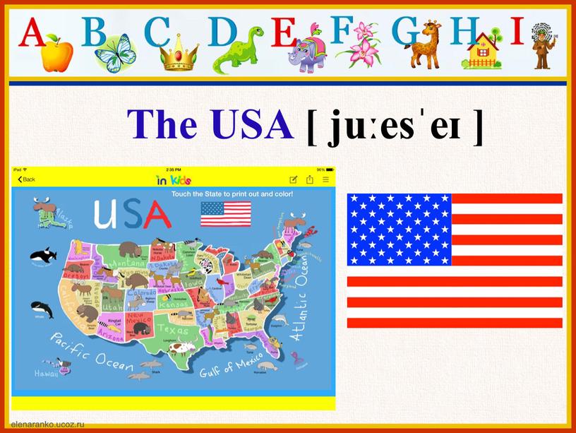 The USA [ juːesˈeɪ ]