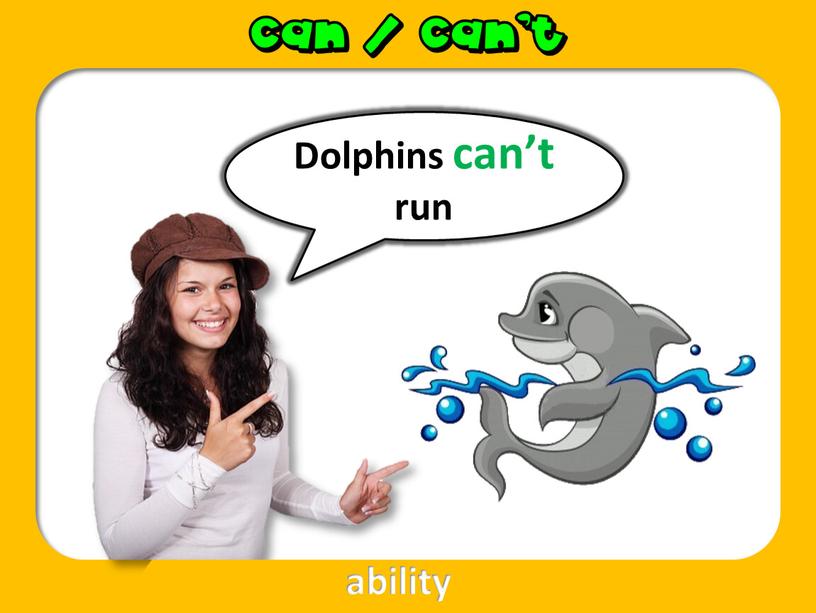 Dolphins can’t run ability