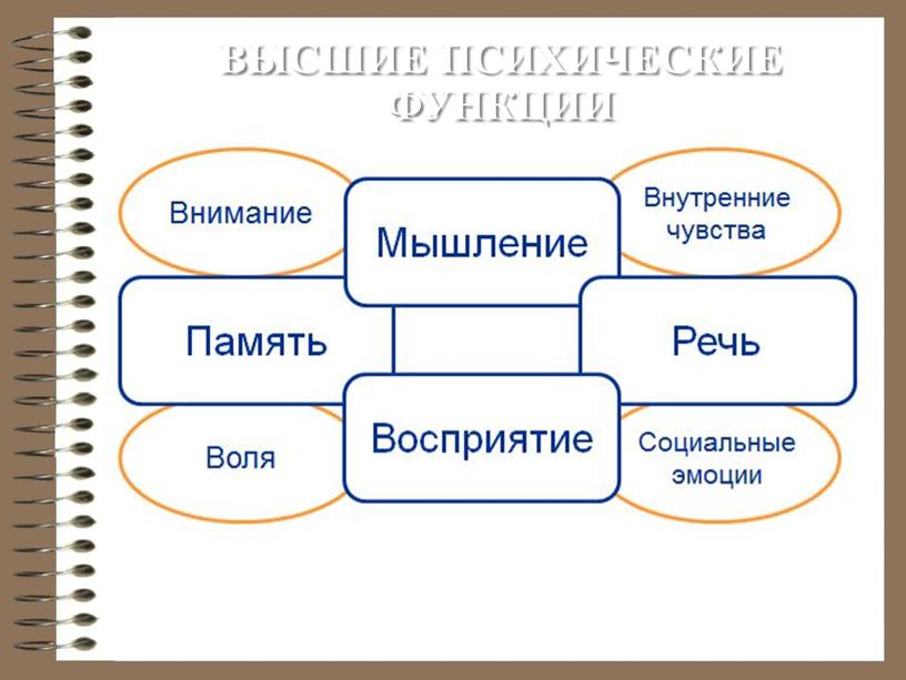 Высшие психические функции ВПФ – функции произвольные, а произвольность второго списка под вопросом