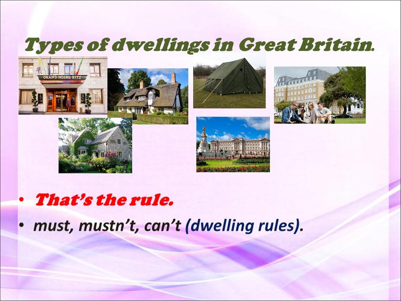 Types of dwellings in Great Britain