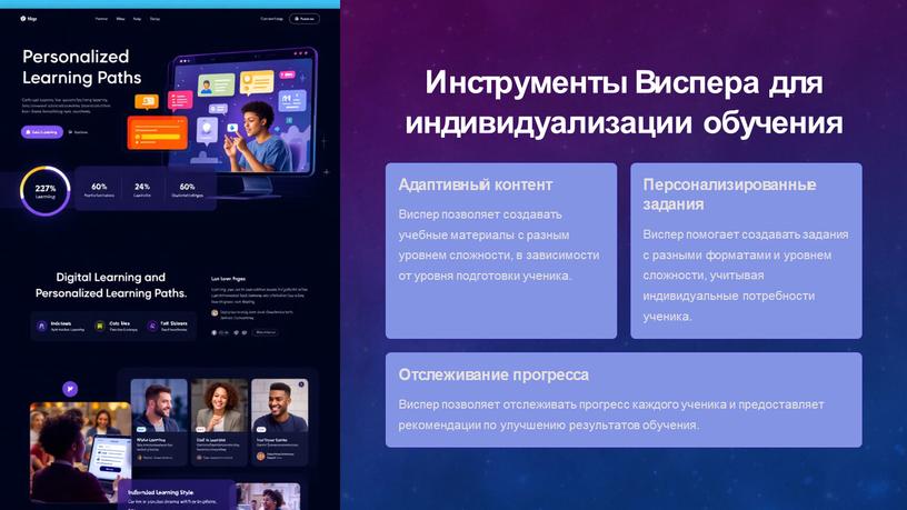 Инструменты Виспера для индивидуализации обучения