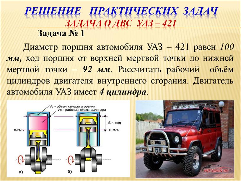 Решение практических задач Задача о