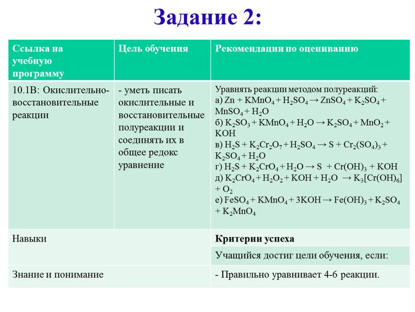 Задание 2: Ссылка на учебную программу