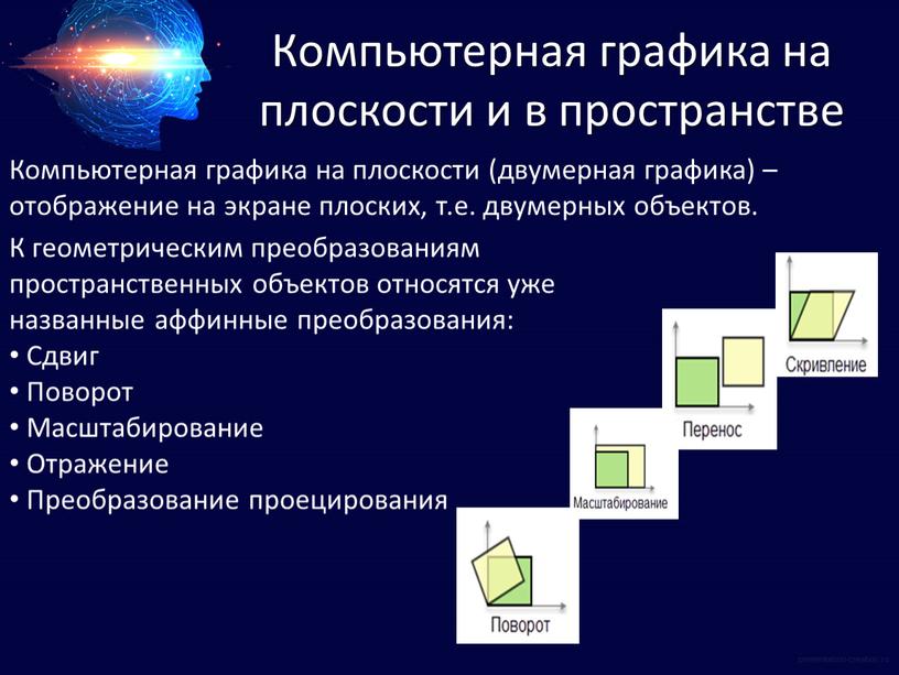 Компьютерная графика на плоскости и в пространстве