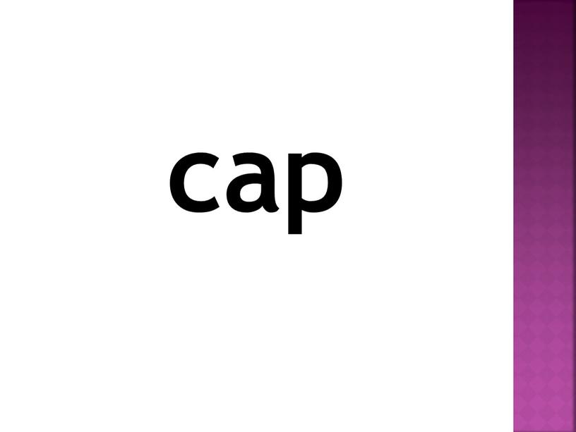 cap