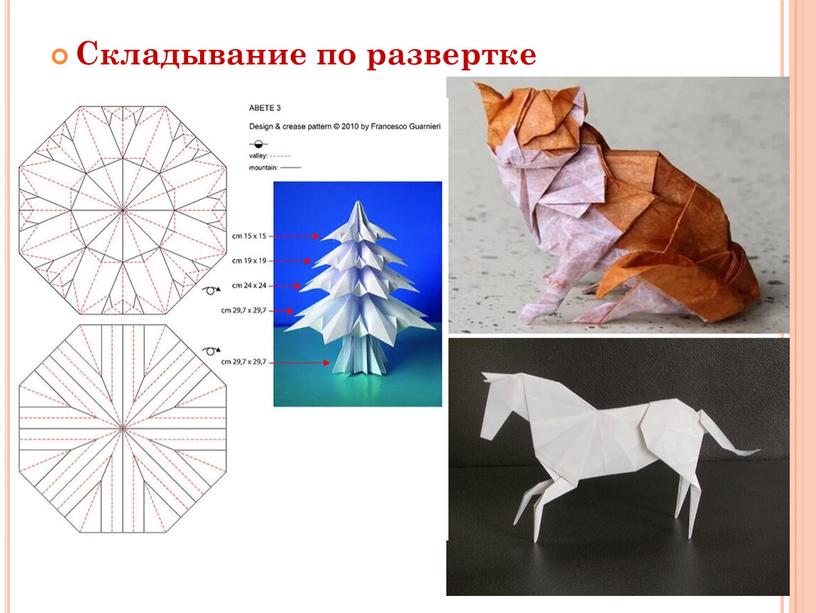 Складывание по развертке