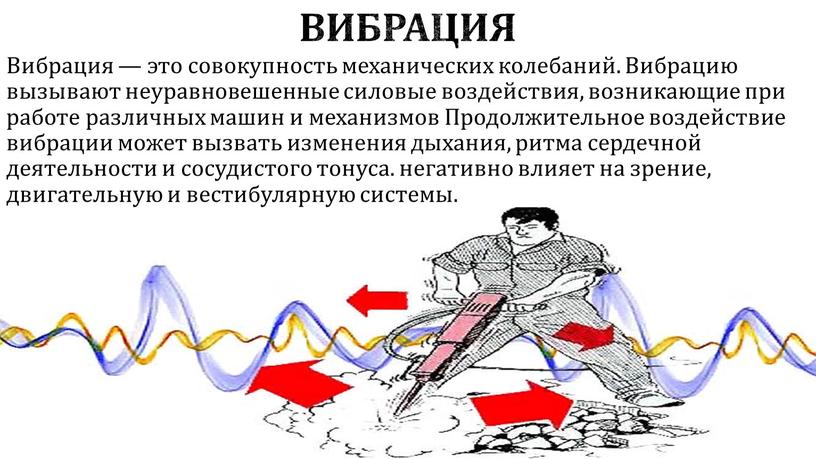 Вибрация Вибрация — это совокупность механических колебаний