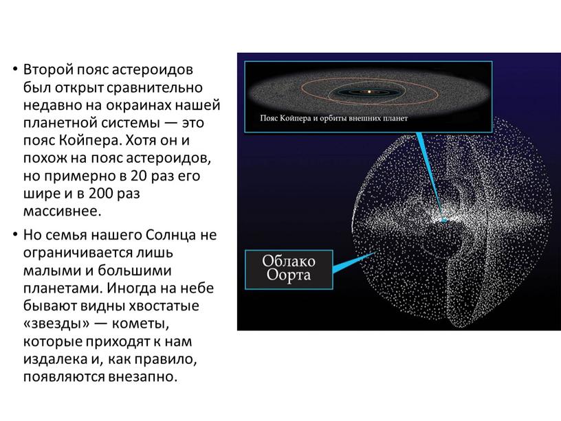 Презентация пояс астероидов пояс койпера