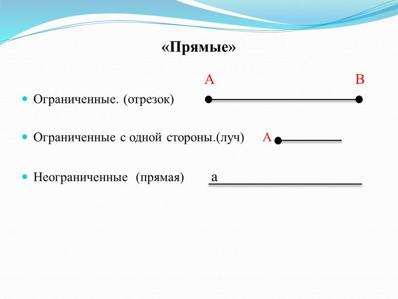 Прямые»