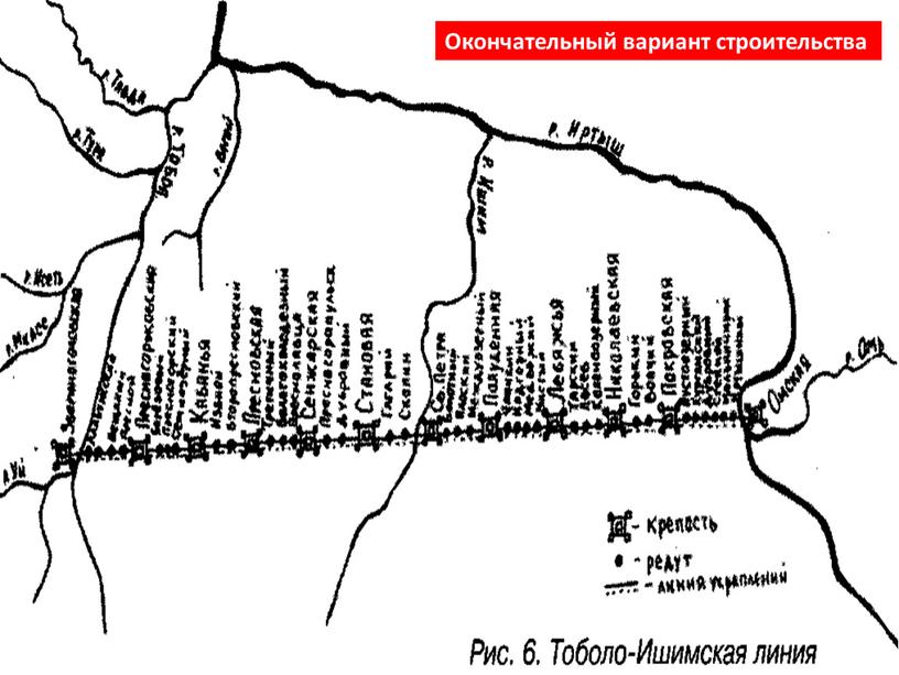 Окончательный вариант строительства