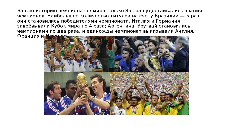 Презентация на тему fifa world cup