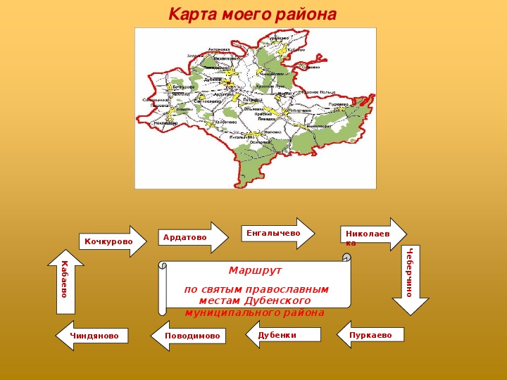 Карта дубенского района республики мордовия