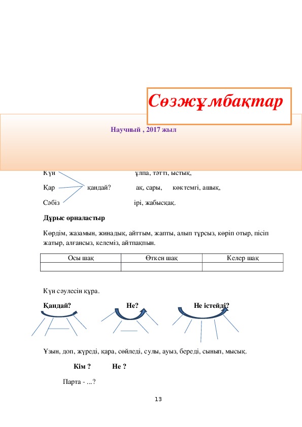 «Орыс тілді мектептерде 2-4 ж?не 5-7 сыныптар ?шін ?аза? тіліне ...
