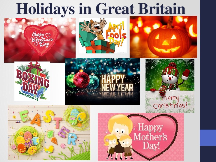 Holidays in great britain презентация